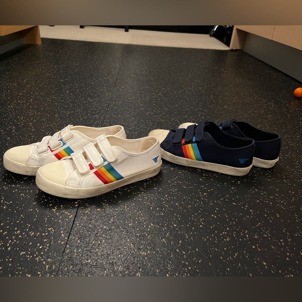 Gola coaster strap rainbow size 7, 2 pair